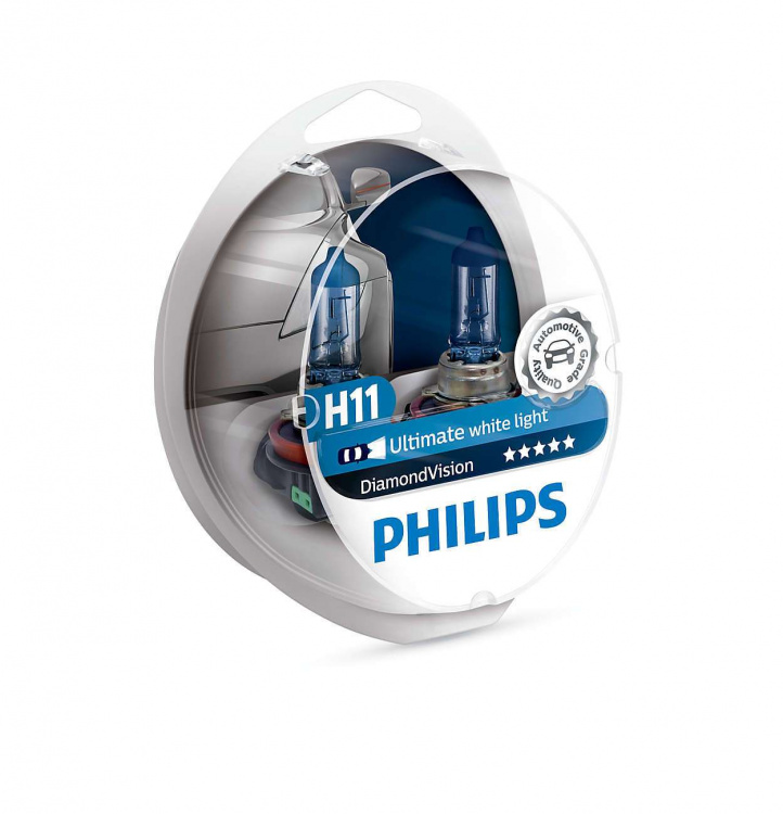 Philips H11 12V 55W DiamondVision Xenon Look Set - 2 Stück